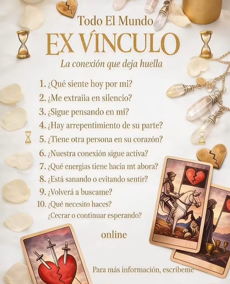 Lectura ex vínculo: la conexión que deja huella - Tarot Emma